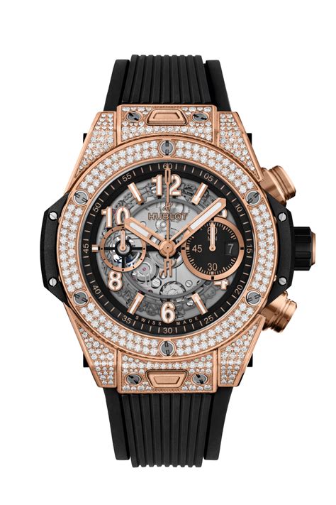 hublot big bang king power unico diamond king gold pavé|Big Bang Unico King Gold Pavé 44 mm .